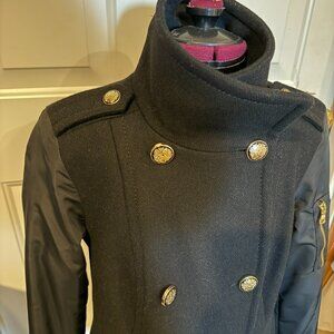 Vince Camuto Pea Coat, Black XS